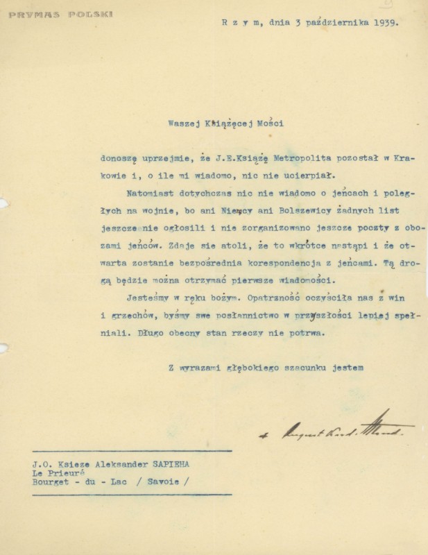 Digitalizacja Archiwum Rodziny Sapiehów w Muzeum Polskim w Rapperswilu, Instytut POLONIKA