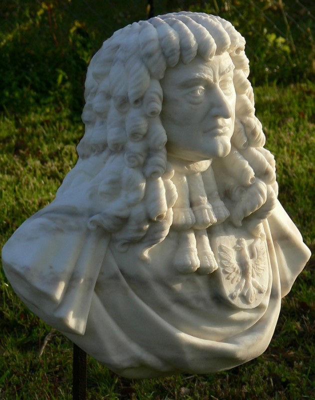 Zrekonstruowane popiersie Bogusława Radziwiłła. Fot. A. Kazberuk (2007) - Instytut POLONIKA