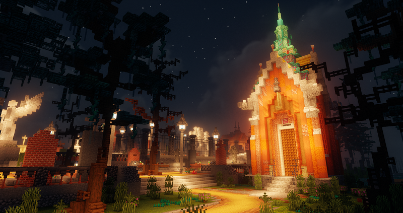 Otwórz galerię (5 fotografii) Minecraft cmentarz